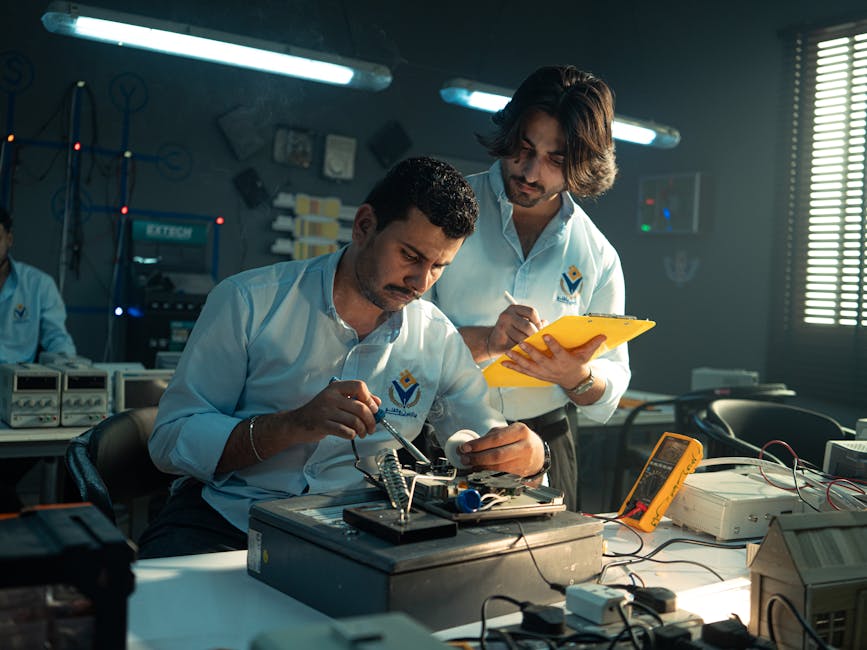 Travaux de troubleshooting electrical
