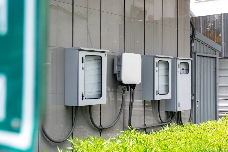 Travaux de cable installation wall